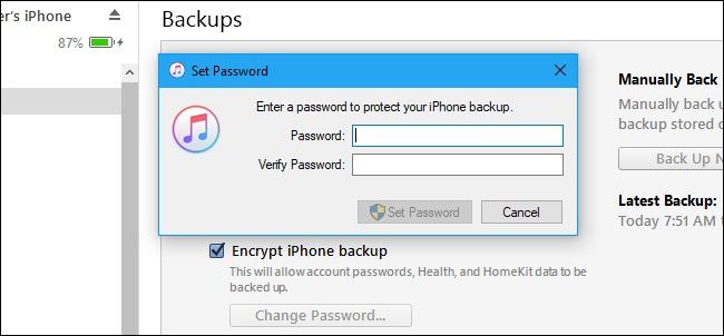 enter password