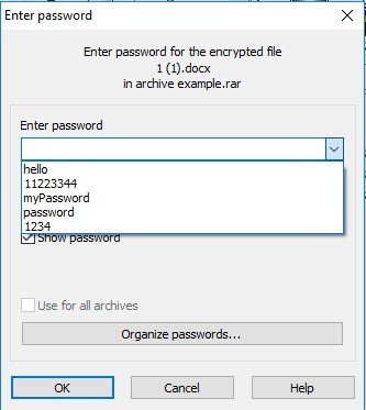 see passwords