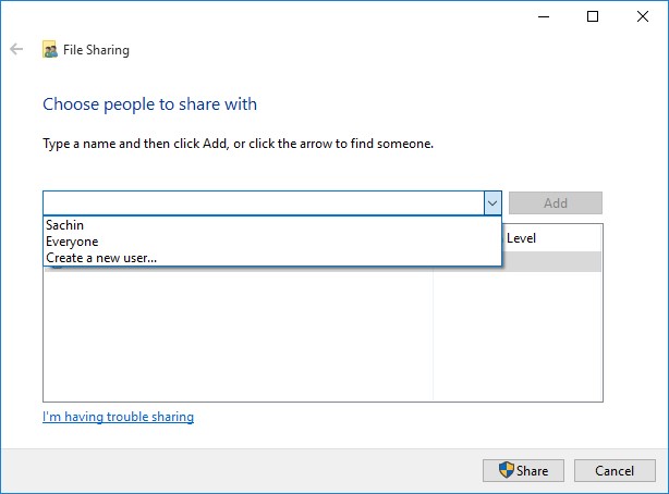 select user group